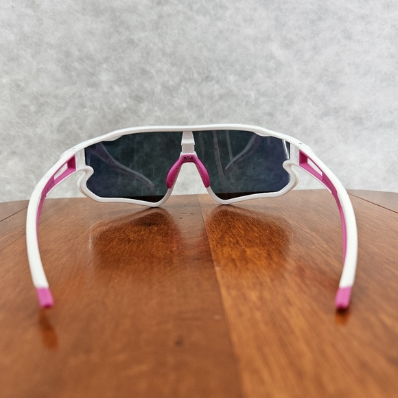DUCO Kids Sports Youth Lightweight Frame UV Polarized‎ Sunglasses White & Pink - Picture 8 of 13